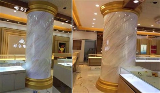 數(shù)碼彩仿大理石尊貴涂裝效果，邂逅珠寶店