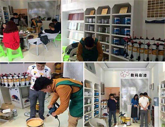 【油漆代理】可喜！數(shù)碼彩貴州興義油漆加盟店隆重開業(yè)！