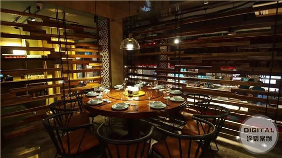 數(shù)碼彩美式PU開(kāi)放木器漆，締造文藝風(fēng)飯店