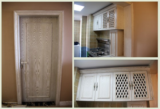 數(shù)碼彩白漆曬不黃效果，豪華別墅白色家具10年如新