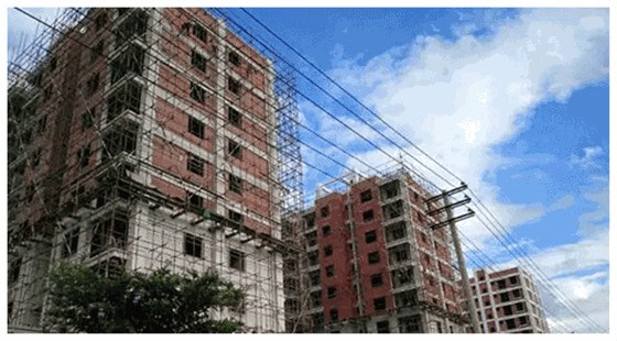 數(shù)碼彩斬獲云南個舊大屯3.7萬平保障性住房外墻工程