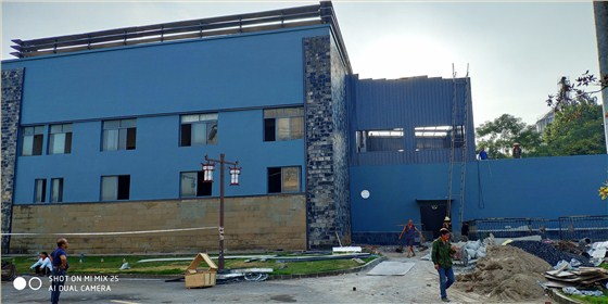 最美白酒廠外墻翻新打造湖南人最自豪的“湘榮耀”