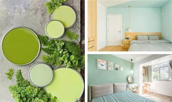 高溫天氣，用冷色調(diào)墻面降溫?zé)┰甑那榫w