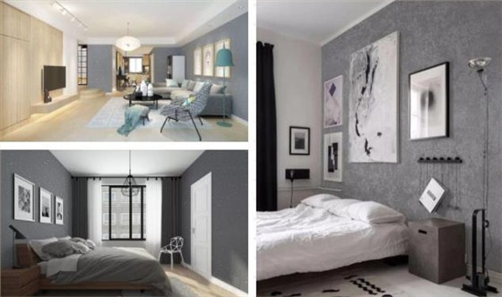 高溫天氣，用冷色調(diào)墻面降溫?zé)┰甑那榫w