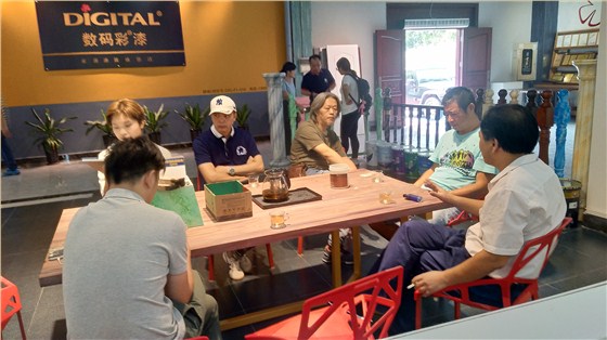 集美·碧桂園到數(shù)碼彩總部考察