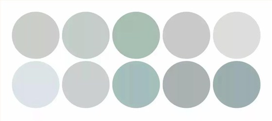 秋天墻面高端色系，莫蘭迪色系