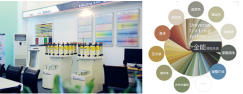數(shù)碼彩全能油漆涂料調(diào)色系統(tǒng)，可調(diào)配任意涂料色彩！