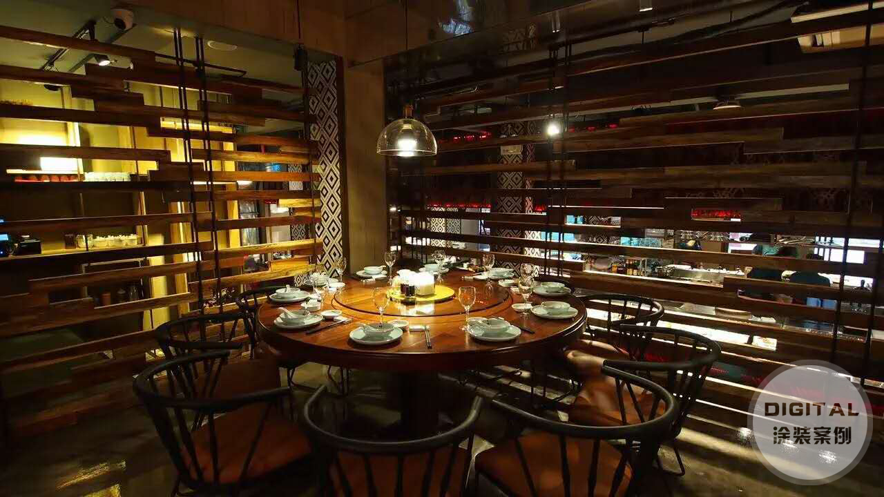 數(shù)碼彩美式PU開放木器漆，締造文藝風飯店