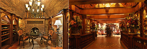 數(shù)碼彩中西復古品味酒窖館水性仿古全木整裝效果圖
