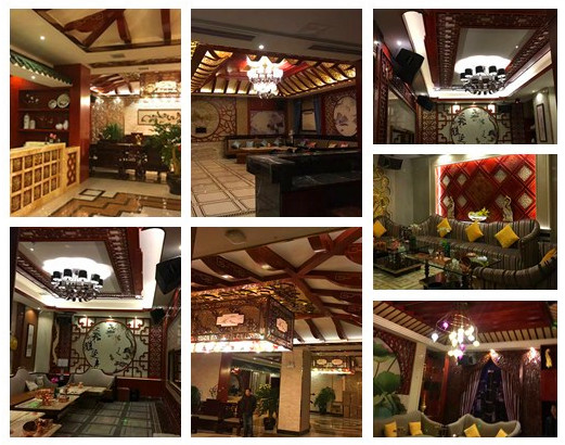 全屋原木白坯定制，涂裝中式KTV風(fēng)格之典范