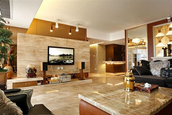 數(shù)碼彩仿大理石漆，用漆“畫”出來的大理石效果