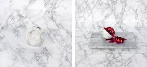 吃驚！居然在水果表面涂上“大理石”