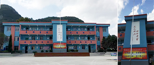 學(xué)校假期不趕工，外墻涂裝一步到位