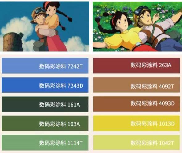 宮崎駿的二次元世界 這波配色用在裝修簡直太贊