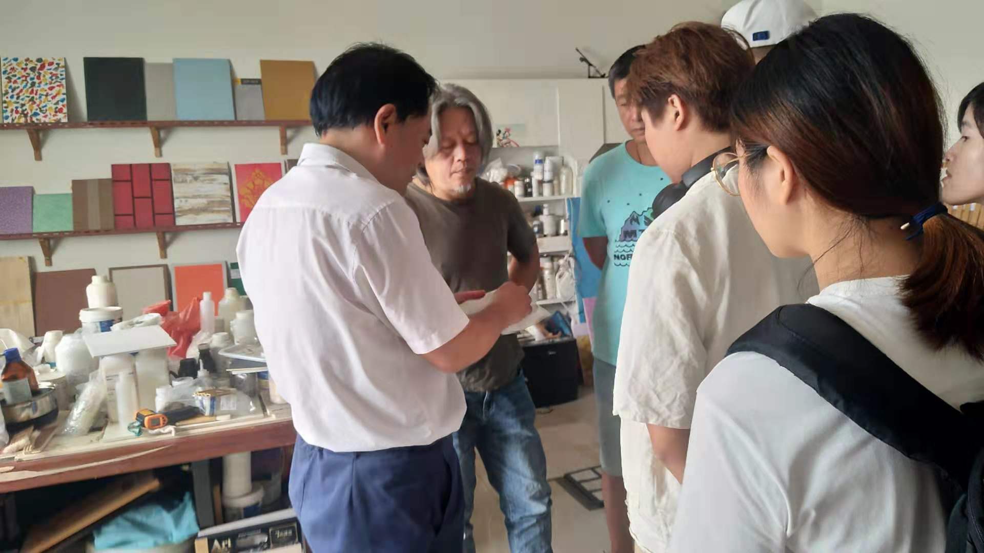 集美·碧桂園到數(shù)碼彩總部考察