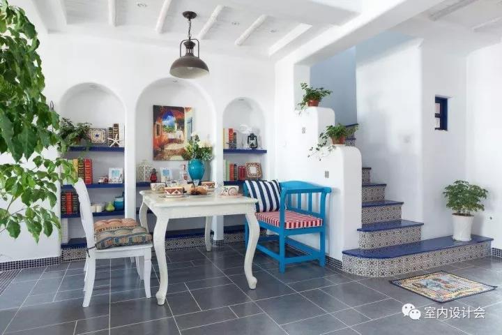 地中海這個風格有點藍