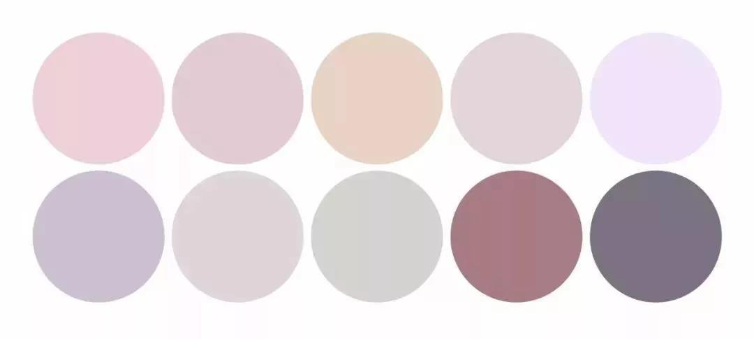 秋天墻面高端色系，莫蘭迪色系