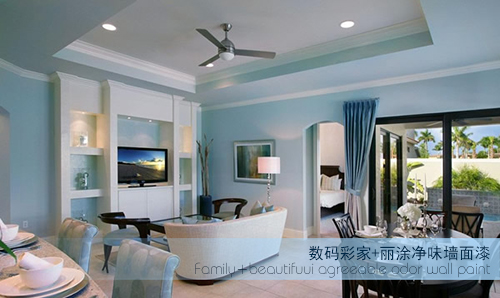 數(shù)碼彩家+麗涂凈味墻面漆效果圖